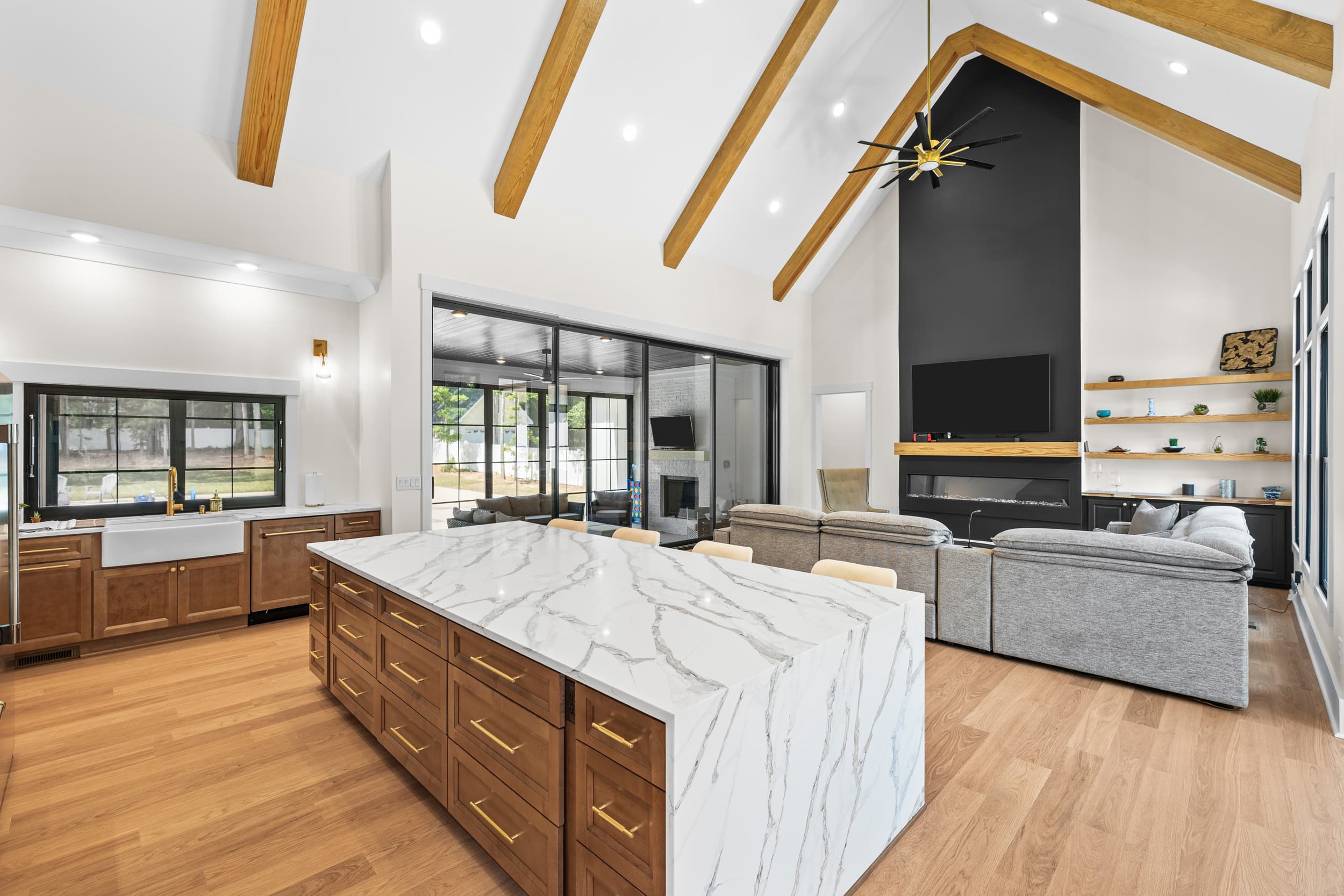 Historic Durham street and homes